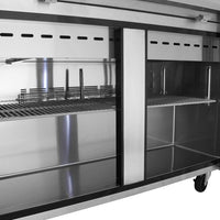 Turbo Air - M3 Series 48" Stainless Steel Refrigerated Sandwich Prep Table with 2 Doors - MST-48-12-N (ETA 5-6 Weeks)