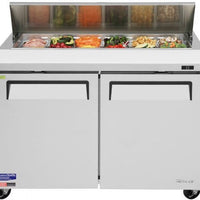 Turbo Air - M3 Series 48" Stainless Steel Refrigerated Sandwich Prep Table with 2 Doors - MST-48-N (ETA 5-6 Weeks)