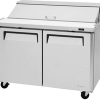 Turbo Air - M3 Series 48" Stainless Steel Refrigerated Sandwich Prep Table with 2 Doors - MST-48-N (ETA 5-6 Weeks)