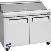Turbo Air - M3 Series 48" Stainless Steel Refrigerated Sandwich Prep Table with 2 Doors - MST-48-N (ETA 5-6 Weeks)