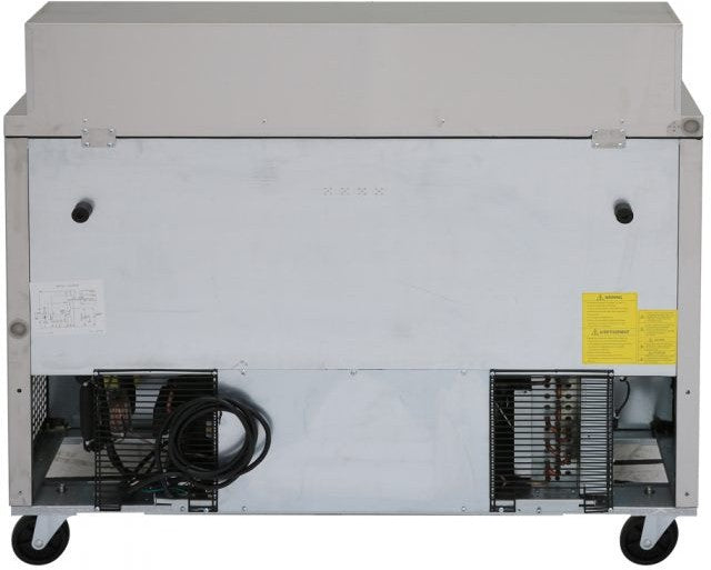 Turbo Air - M3 Series 48" Stainless Steel Refrigerated Sandwich Prep Table with 2 Doors - MST-48-N (ETA 5-6 Weeks)