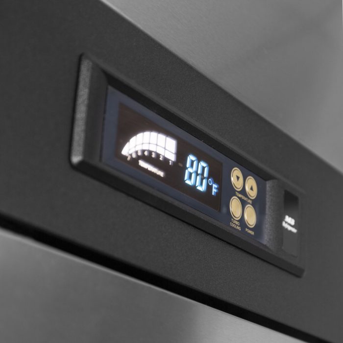 Turbo Air - M3 Series 52" Solid Door Stainless Steel Reach-In Refrigerator with 2 Solid Doors - M3R47-2-N (ETA 5-6 Weeks)