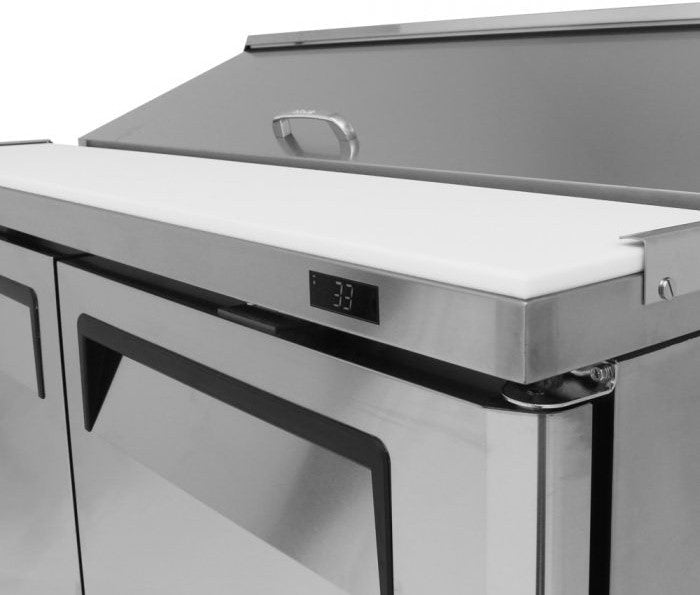 Turbo Air - M3 Series 60" Stainless Steel Refrigerated Sandwich Prep Table with 2 Doors - MST-60-N (ETA 5-6 Weeks)
