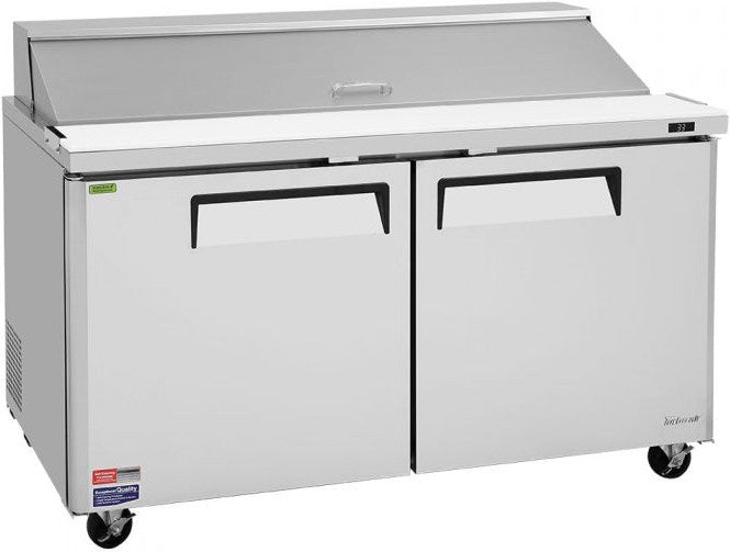 Turbo Air - M3 Series 60" Stainless Steel Refrigerated Sandwich Prep Table with 2 Doors - MST-60-N (ETA 5-6 Weeks)