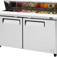 Turbo Air - M3 Series 60" Stainless Steel Refrigerated Sandwich Prep Table with 2 Doors - MST-60-N (ETA 5-6 Weeks)