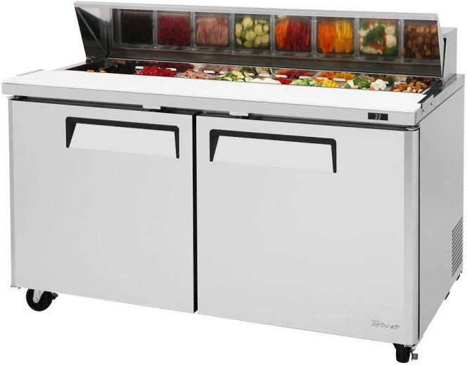 Turbo Air - M3 Series 60" Stainless Steel Refrigerated Sandwich Prep Table with 2 Doors - MST-60-N (ETA 5-6 Weeks)