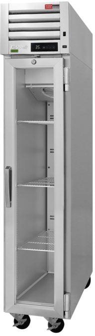 Turbo Air - PRO Series 17.75" Silver Reach in One Glass Door Freezer with 3 Shelves - PRO-15R-G-N (ETA 5-6 Weeks)
