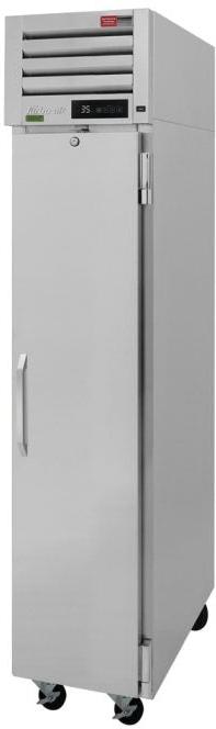 Turbo Air - PRO Series 17.75" Silver Reach in One Solid Door Refrigerator with 3 Wire Shelves - PRO-15R-N (ETA 5-6 Weeks)