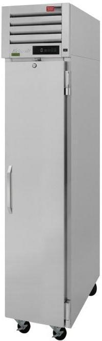 Turbo Air - PRO Series 17.75" Silver Reach in Solid Door Freezer with Top Mount - PRO-15F-N (ETA 5-6 Weeks)