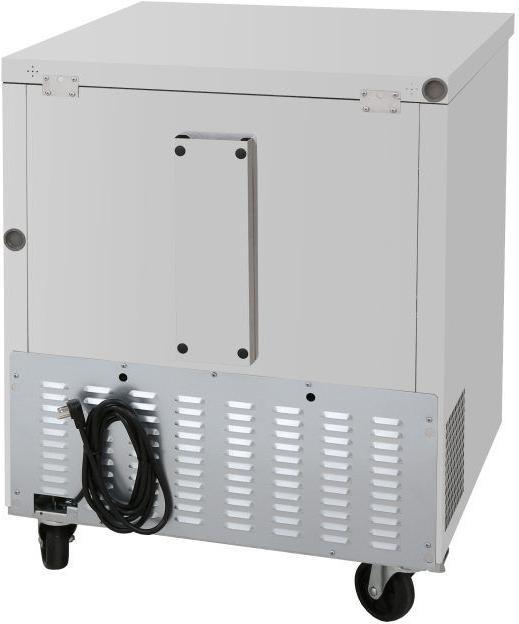 Turbo Air - PRO Series 27.5" Silver One Swing Solid Door Undercounter Freezer with One Shelves - PUR-28-N (ETA 5-6 Weeks)