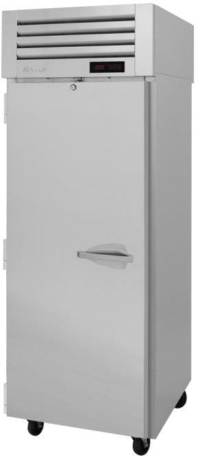 Turbo Air - PRO Series 28.75" Silver Pass-Thru One-Section Heated Cabinet with 2 Hinged Self-Closing Full Length Solid Doors - PRO-26H-PT(-LR) (ETA 5-6 Weeks)
