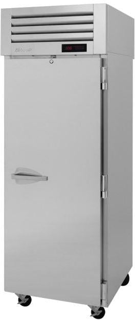 Turbo Air - PRO Series 28.75" Silver Pass-Thru One-Section Heated Cabinet with 2 Hinged Self-Closing Full Length Solid Doors - PRO-26H-PT(-LR) (ETA 5-6 Weeks)