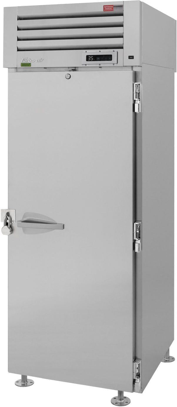 Turbo Air - PRO Series 28.75" Silver Reach-in, One-Section Refrigerator for Correctional Facility with 3 Stainless Steel Wire Shelves - PRO-26R-N-CRT (ETA 5-6 Weeks)