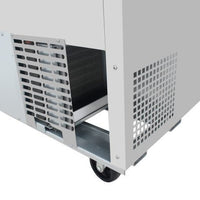 Turbo Air - PRO Series 48.25" Silver Two-Section Mega Top Sandwich/Salad Prep Table with Side Breathing - PST-48-18-N (ETA 5-6 Weeks)