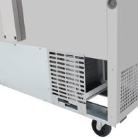 Turbo Air - PRO Series 48.25" Silver Two-Section Mega Top Sandwich/Salad Prep Table with Side Breathing - PST-48-18-N (ETA 5-6 Weeks)