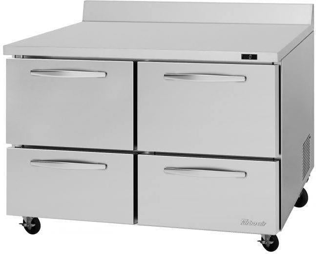Turbo Air - PRO Series 48.25" Silver Worktop Freezer with 4 Stainless Steel Drawers - PWF-48-D4-N (ETA 5-6 Weeks)