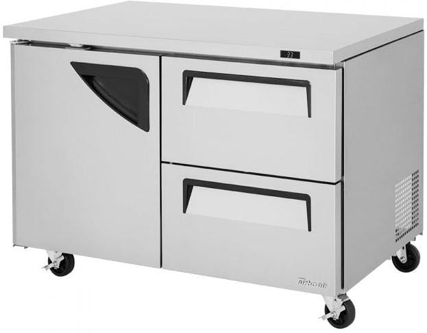 Turbo Air - PRO Series 48.25" Undercounter 1 Solid Door Refrigerator with 2 Drawers - TUR-48SD-D2-N (ETA 5-6 Weeks)