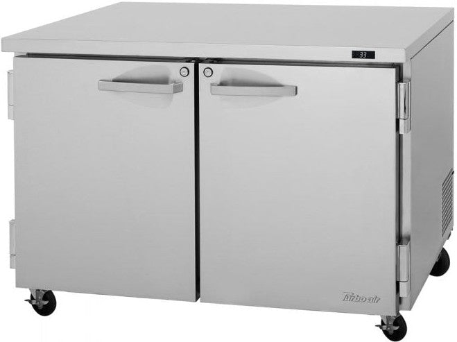 Turbo Air - PRO Series 48.25" Undercounter Refrigerator with 2 Solid Doors - PUR-48-N (ETA 5-6 Weeks)