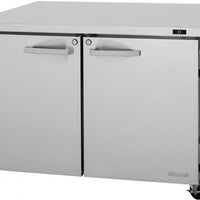 Turbo Air - PRO Series 48.25" Undercounter Refrigerator with 2 Solid Doors - PUR-48-N (ETA 5-6 Weeks)