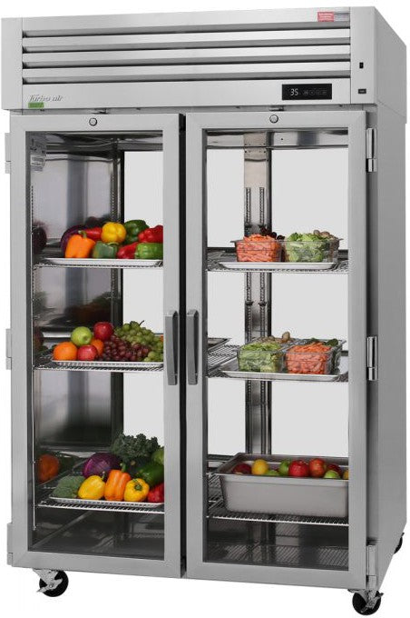 Turbo Air - PRO Series 51.75" Pass Thru Top Mounted Refrigerator with 4 Glass Doors - PRO-50R-G-PT-N (ETA 5-6 Weeks)