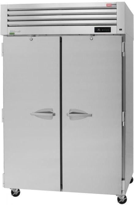 Turbo Air - PRO Series 51.75" Reach-in Pass-Thru Two-Sections Refrigerator with 3 Adjustable Stainless Steel Wire Shelves - PRO-50R-PT-N (ETA 5-6 Weeks)