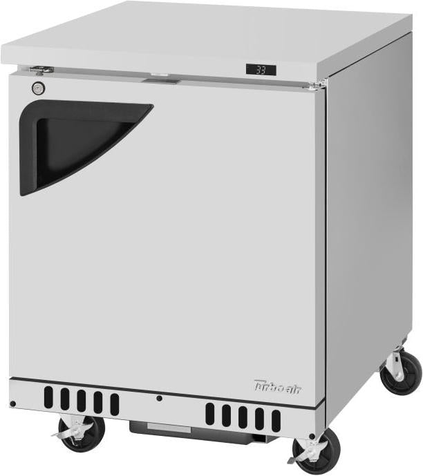Turbo Air - PRO Series 60.25" Undercounter 1 Solid Door Refrigerator with Front Breathing Airflow - TUR-28SD-FB-N (ETA 5-6 Weeks)