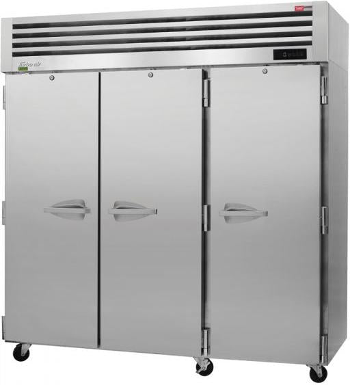Turbo Air - PRO Series 77.75" Reach-in Three-Section Refrigerator with 9 Stainless Steel Wire Shelves - PRO-77F-N(-AL)(-AR) (ETA 5-6 Weeks)