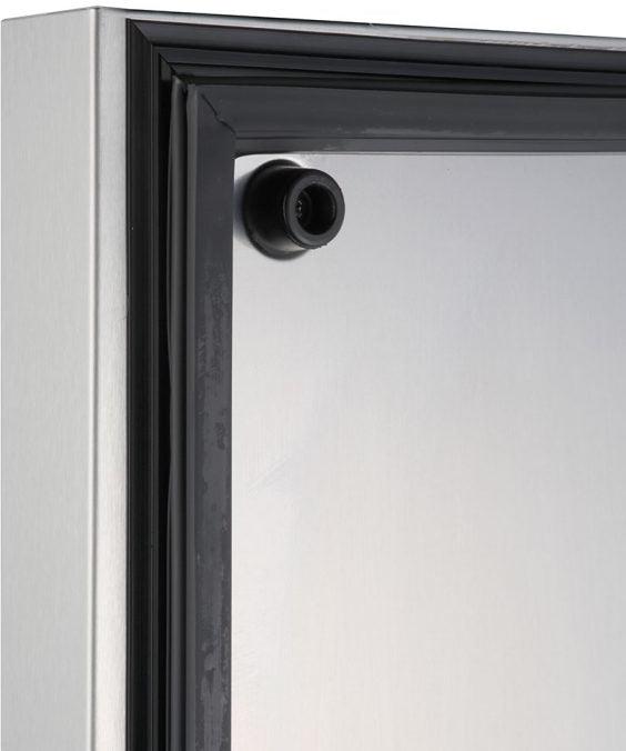 Turbo Air - PRO Series 81.6" Three-Section Glass Door Refrigerator with 9 Adjustable PE Coated Wire Shelves - TSR-72GSD-N (ETA 5-6 Weeks)