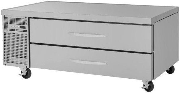 Turbo Air - Pro Series 60" Stainless Steel Two Drawer Chef Base Refrigerator - PRCBE-60R-N (ETA 5-6 Weeks)
