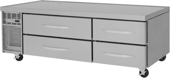 Turbo Air - Pro Series 72" Stainless Steel Two Drawer Chef Base Refrigerator - PRCBE-72R-N (ETA 5-6 Weeks)