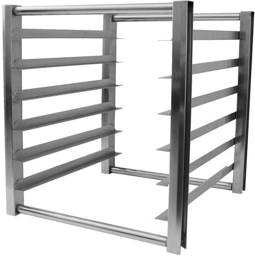 Turbo Rack Turbo Air - Silver Half Door Bun Tray Rack with Six Sheet Pans Capacity ...