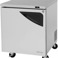 Turbo Air - Super Deluxe 1 Solid Door Stainless Steel Undercounter Freezer With Front Breathing Airflow - TUF-28SD-FB-N (ETA 5-6 Weeks)