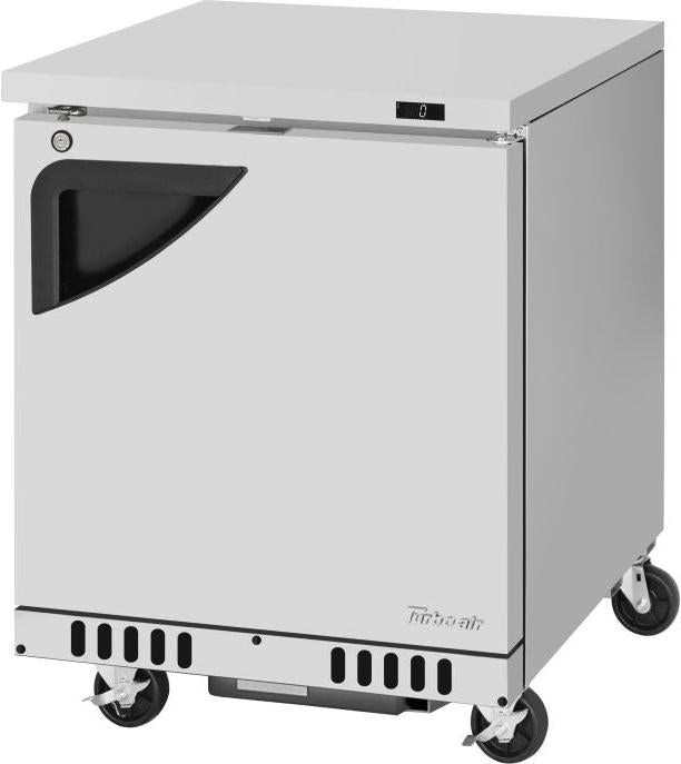 Turbo Air - Super Deluxe 1 Solid Door Stainless Steel Undercounter Freezer With Front Breathing Airflow - TUF-28SD-FB-N (ETA 5-6 Weeks)