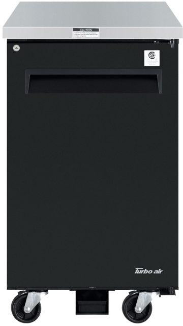 Turbo Air - Super Deluxe 23.4" Black Back Bar Cooler - TBB-1SBD-N6 (ETA 5-6 Weeks)