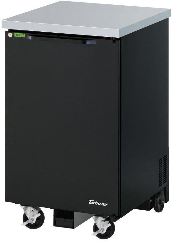 Turbo Air - Super Deluxe 23.4" Black Back Bar Cooler - TBB-1SBD-N6 (ETA 5-6 Weeks)