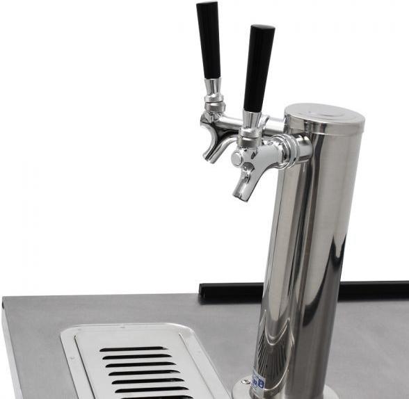 Turbo Air - Super Deluxe 23.4" Silver Beer Dispenser - TBD-1SDD-N6 (ETA 5-6 Weeks)