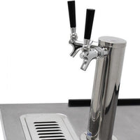 Turbo Air - Super Deluxe 23.4" Silver Beer Dispenser - TBD-1SDD-N6 (ETA 5-6 Weeks)