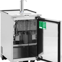 Turbo Air - Super Deluxe 23.4" Silver Beer Dispenser - TBD-1SDD-N6 (ETA 5-6 Weeks)