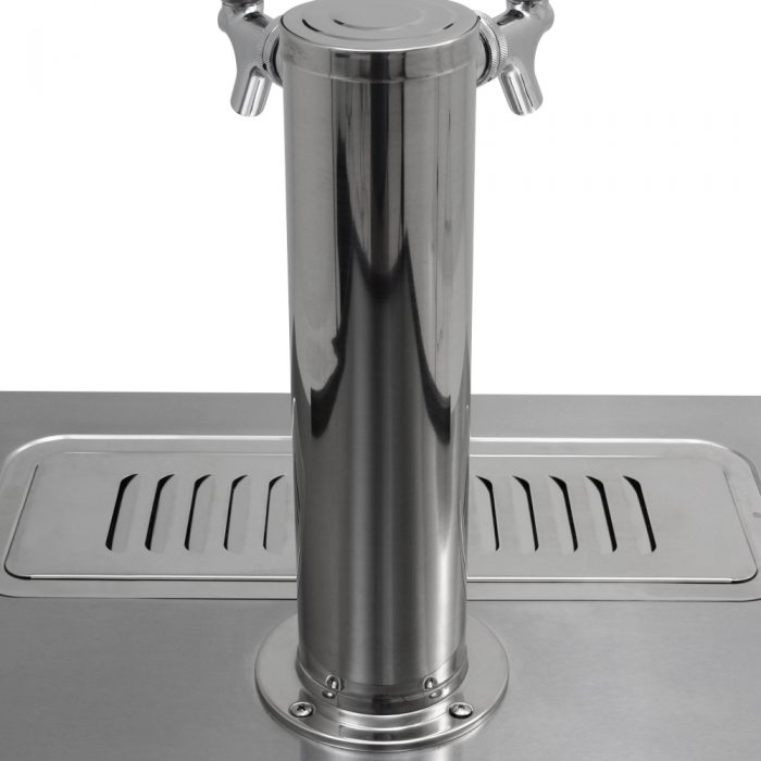 Turbo Air - Super Deluxe 23.4" Silver Beer Dispenser - TBD-1SDD-N6 (ETA 5-6 Weeks)