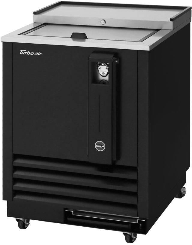 Turbo Air - Super Deluxe 24.4" Black Bottle Cooler - TBC-24SB-N6 (ETA 5-6 Weeks)