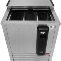 Turbo Air - Super Deluxe 24.4" Silver Bottle Cooler - TBC-24SD-N6 (ETA 5-6 Weeks)