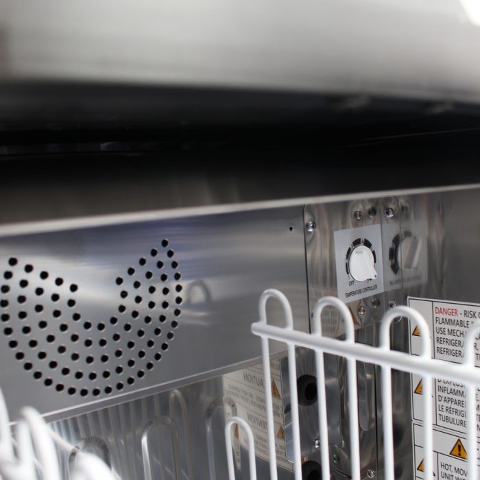Turbo Air - Super Deluxe 24.4" Silver Bottle Cooler - TBC-24SD-N6 (ETA 5-6 Weeks)