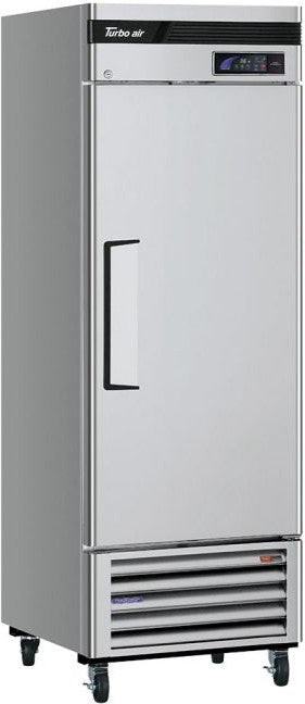 Turbo Air - Super Deluxe 27" Bottom Mounted Solid Door Reach-In Refrigerator with LED Lighting and Left Hinged - TSR-23SD-N6-L (ETA 5-6 Weeks)
