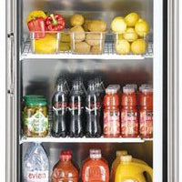 Turbo Air - Super Deluxe 27" Silver Reach-in One-Section Refrigerator With 6 Adjustable PE Coated Wire Shelves - TSR-23GSD-N6 (ETA 5-6 Weeks)