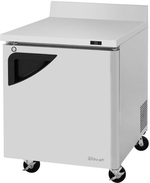 Turbo Air - Super Deluxe 27" Worktop Refrigerator with 1 Solid Door - TWR-28SD-N (ETA 5-6 Weeks)