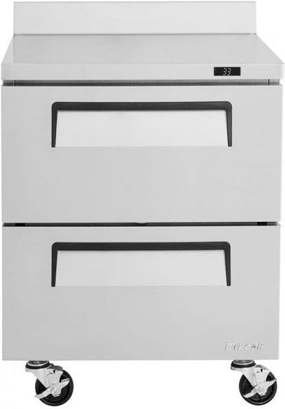 Turbo Air - Super Deluxe 27" Worktop Refrigerator with Two Drawers - TWR-28SD-D2-N (ETA 5-6 Weeks)