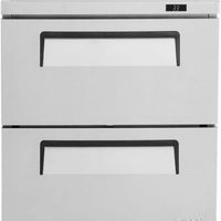 Turbo Air - Super Deluxe 27" Worktop Refrigerator with Two Drawers - TWR-28SD-D2-N (ETA 5-6 Weeks)