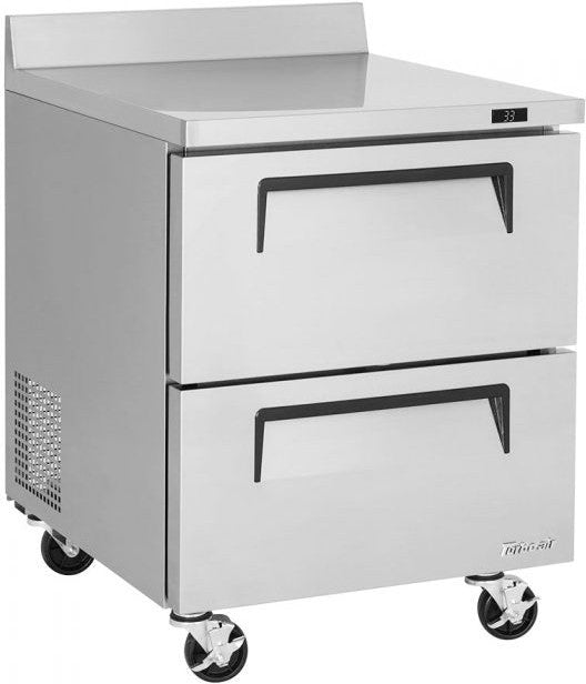 Turbo Air - Super Deluxe 27" Worktop Refrigerator with Two Drawers - TWR-28SD-D2-N (ETA 5-6 Weeks)