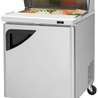 Turbo Air - Super Deluxe 28" Refrigerated Sandwich Prep Table with 1 Door - TST-28SD-N (ETA 5-6 Weeks)