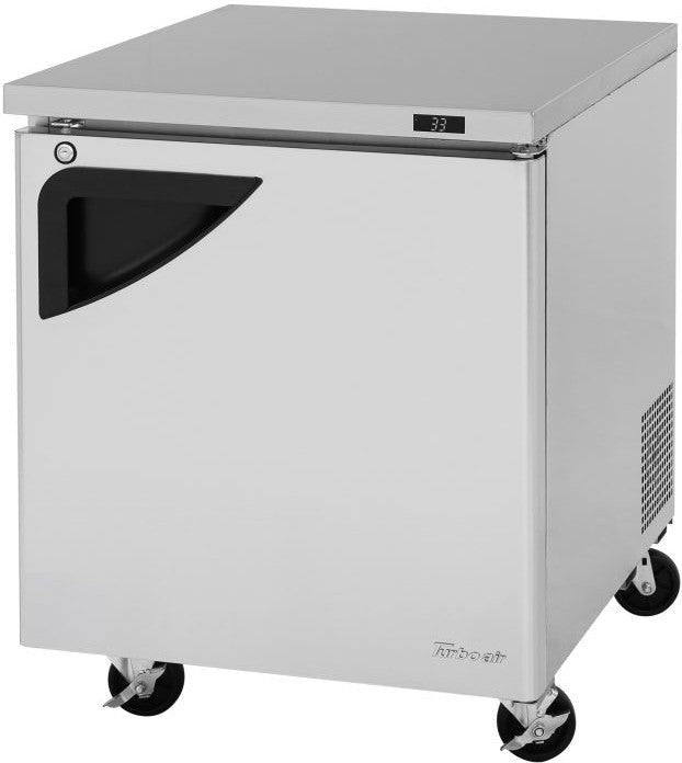 Turbo Air - Super Deluxe 28" Undercounter Refrigerator with 1 Solid Door - TUR-28SD-N (ETA 5-6 Weeks)